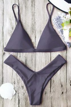 Coquette Aesthetic Spaghetti Strap Bikini Set - Y2K Fashion Swimwear