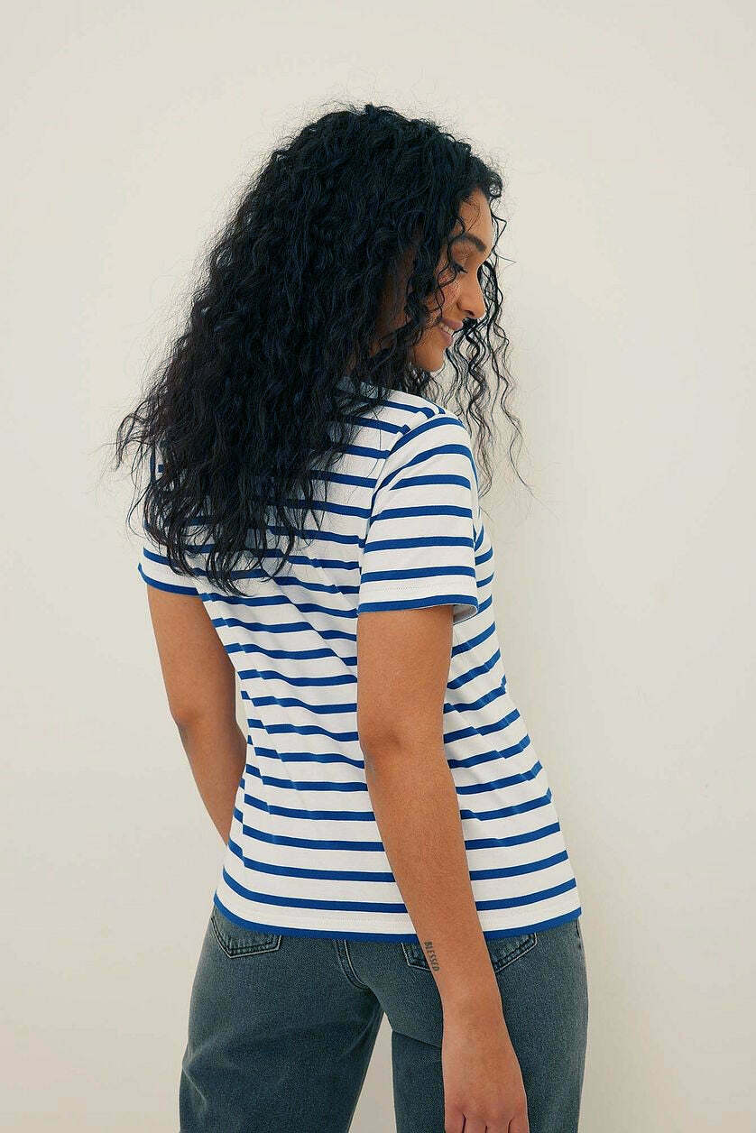 Coquette Aesthetic Striped Loose T-Shirt for Y2K Fashion Enthusiasts