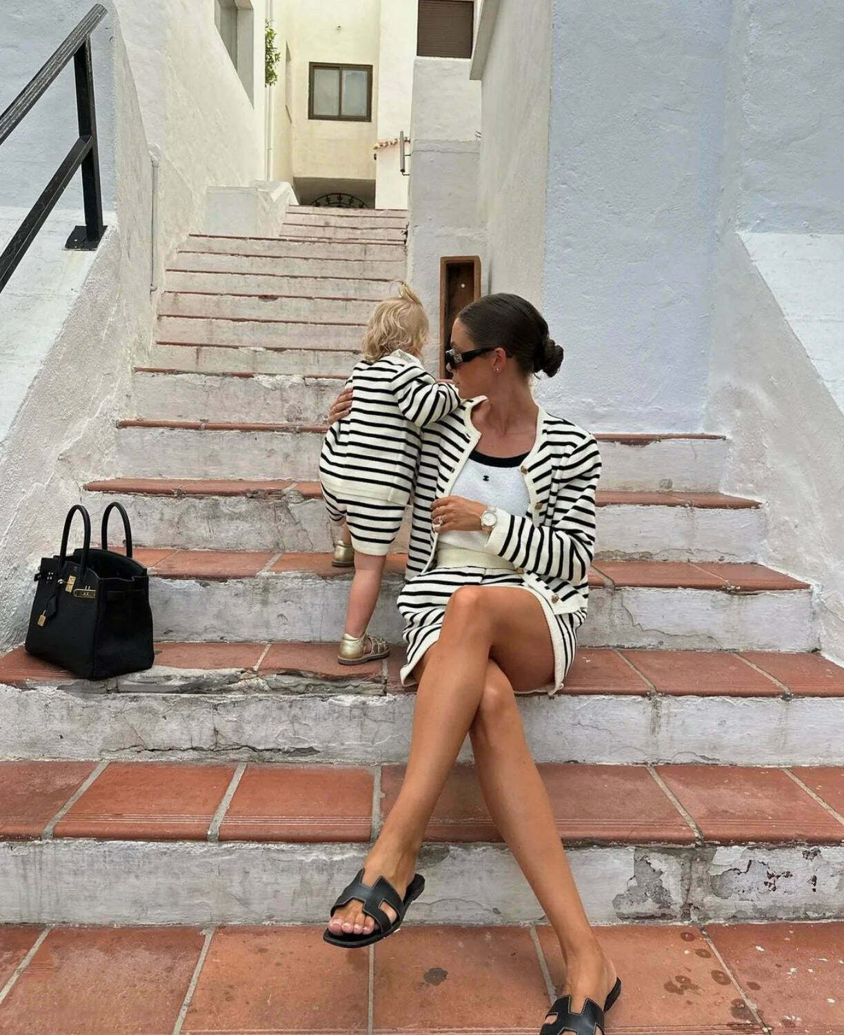 Coquette Aesthetic Striped Shorts Set - Y2K Fashion Outfit