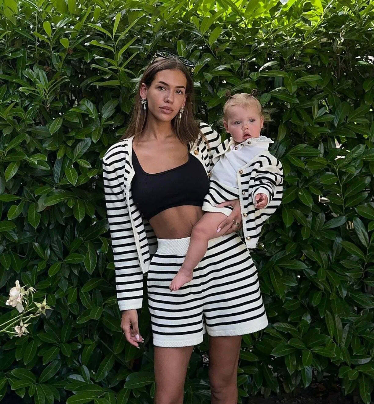 Coquette Aesthetic Striped Shorts Set - Y2K Fashion Outfit