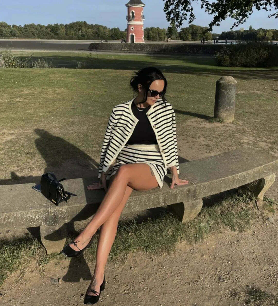 Coquette Aesthetic Striped Shorts Set - Y2K Fashion Outfit