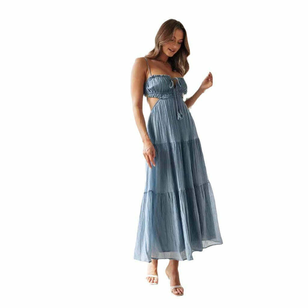 Coquette Aesthetic Swing Dress: Y2K Fashion with Grunge & Pastel Goth Vibes