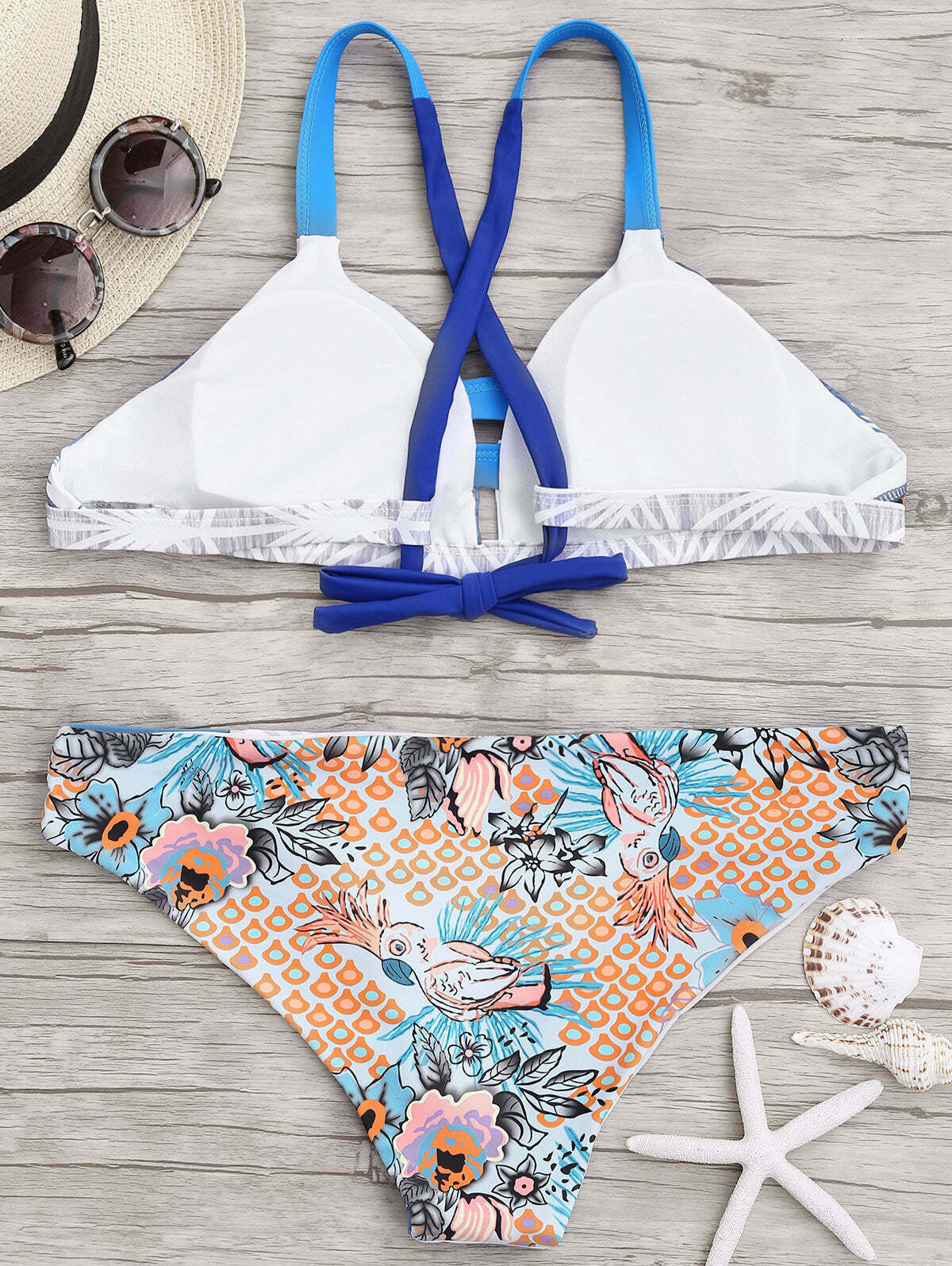 Coquette Aesthetic Tankini Set with Cute Print - Y2K Fashion for Women