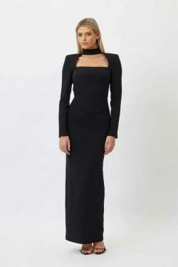 Coquette Aesthetic Temptation Twirl Chain-Split Dress - Y2K Fashion Statement for Women