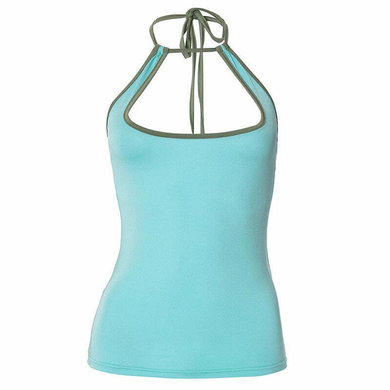 Coquette Aesthetic Tie-Back Cami: Y2K Fashion - Grunge Style, Cute Tops, Pastel Goth, Cargo Skirt