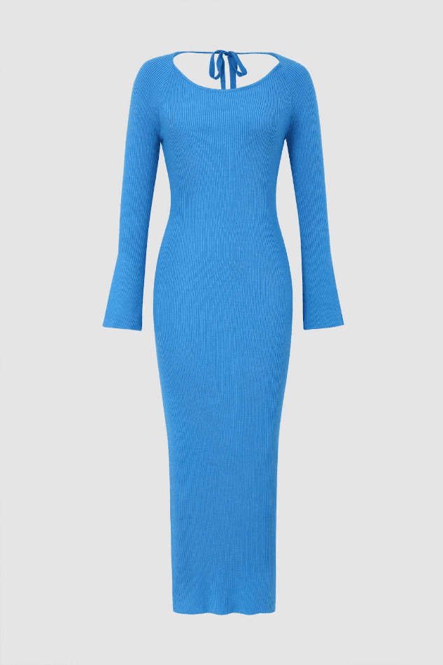 Coquette Aesthetic Tie Back Maxi Dress: Y2K Fashion with Grunge Style, Pastel Goth Vibes