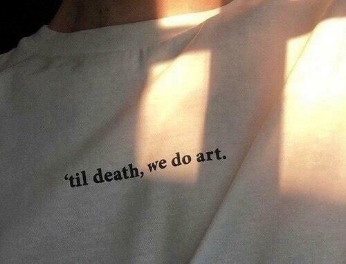 Coquette Aesthetic Til Death, We Do Art T-Shirt - Y2K Fashion Statement Piece