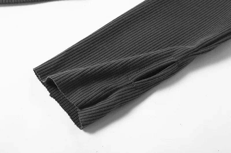Coquette Aesthetic Turtleneck Crop Top - Y2K Fashion Statement Piece
