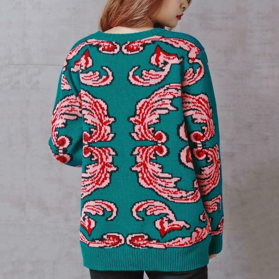 Coquette Aesthetic UFO Clouds Sweater for a Dreamy Fall Look