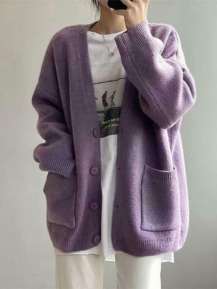 Coquette Aesthetic V-Neck Cardigan: Y2K Fashion with Grunge & Pastel Goth Vibes