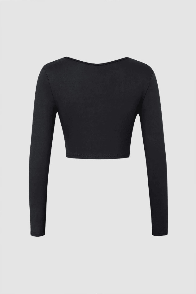 Coquette Aesthetic V-Neck Crop Top: Y2K Fashion with Grunge & Pastel Goth Vibes