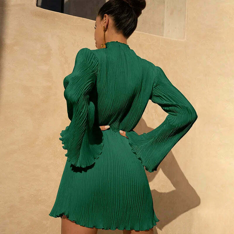 Coquette Aesthetic Whirlwind Mini Dress - Y2K Fashion Statement Piece