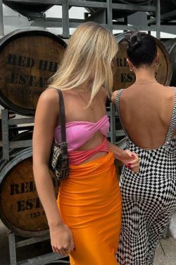 Coquette Aesthetic Y2K Dress: Strapless Bodycon for Women - Grunge Style Fashion Statement