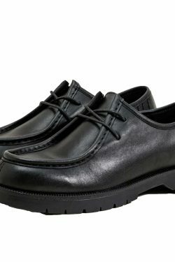 Coquette Aesthetic Y2K Fashion Platform Mary Janes - MADEN Apron Toe Shoes