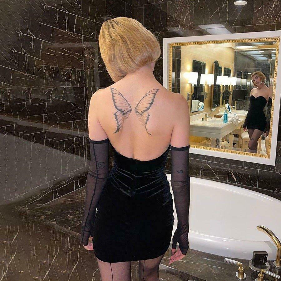 Coquette Aesthetic Zeta Backless Mini Dress - Y2K Fashion Outfit for Women