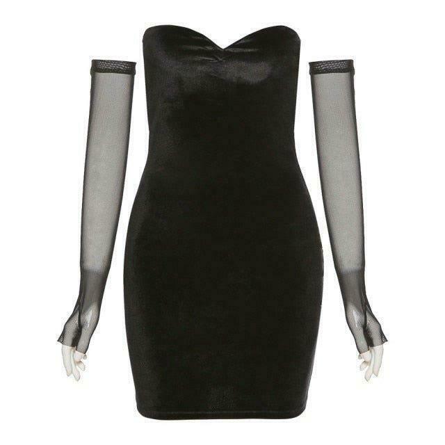 Coquette Aesthetic Zeta Backless Mini Dress - Y2K Fashion Outfit for Women