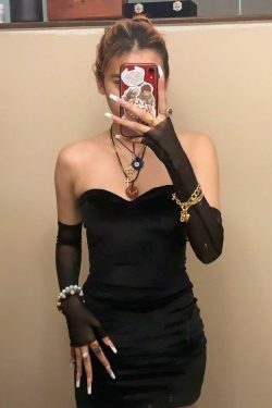 Coquette Aesthetic Zeta Backless Mini Dress - Y2K Fashion Outfit for Women