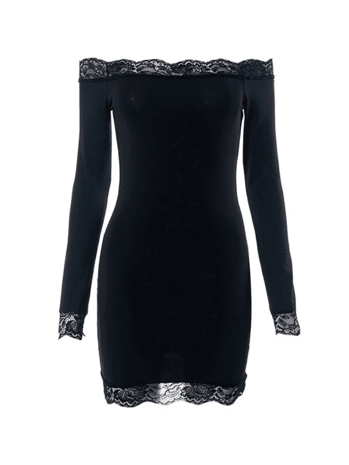 Coquette Lace Bandeau Mini Dress: Y2K Fashion with Grunge & Pastel Goth Vibes