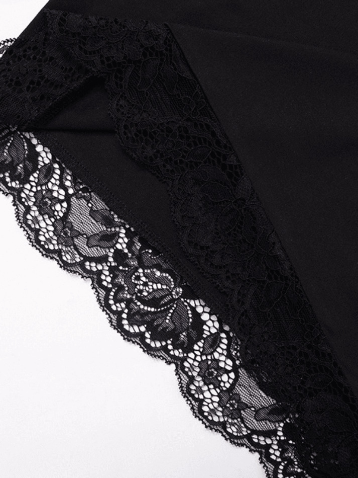Coquette Lace Bandeau Mini Dress: Y2K Fashion with Grunge & Pastel Goth Vibes
