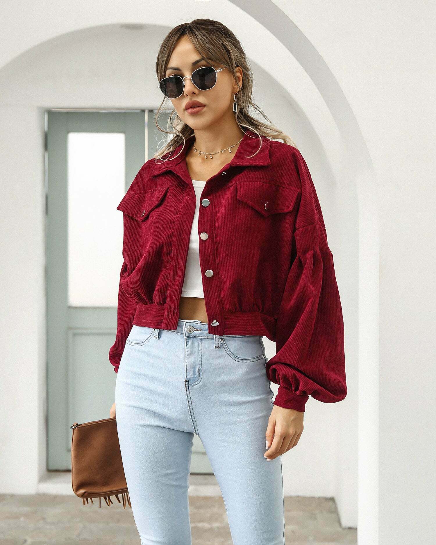Corduroy Comfort Coat: Y2K Fashion Staple for Coquette Aesthetic with a Grunge Twist
