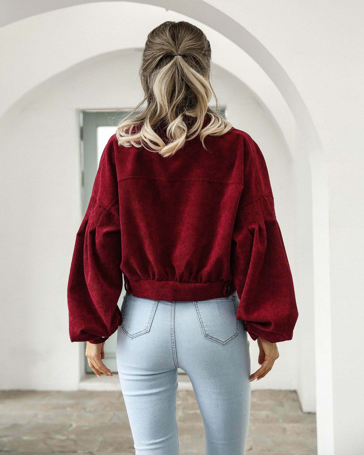 Corduroy Comfort Coat: Y2K Fashion Staple for Coquette Aesthetic with a Grunge Twist