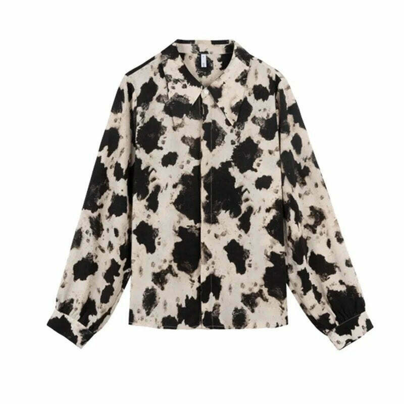 Countryside Charm Shirt - Vintage-inspired Y2K fashion with a touch of coquette and grunge aesthetic