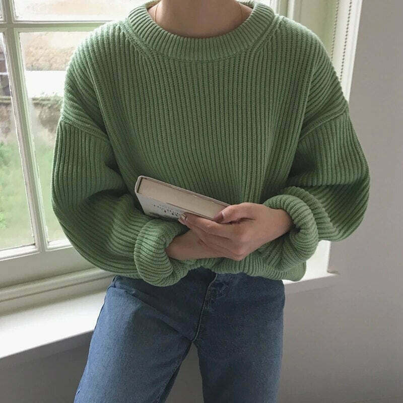 Cozy Cashmere Crowned Cloak Knitted Pullover - Y2K Fashion Aesthetic Women's Sweater