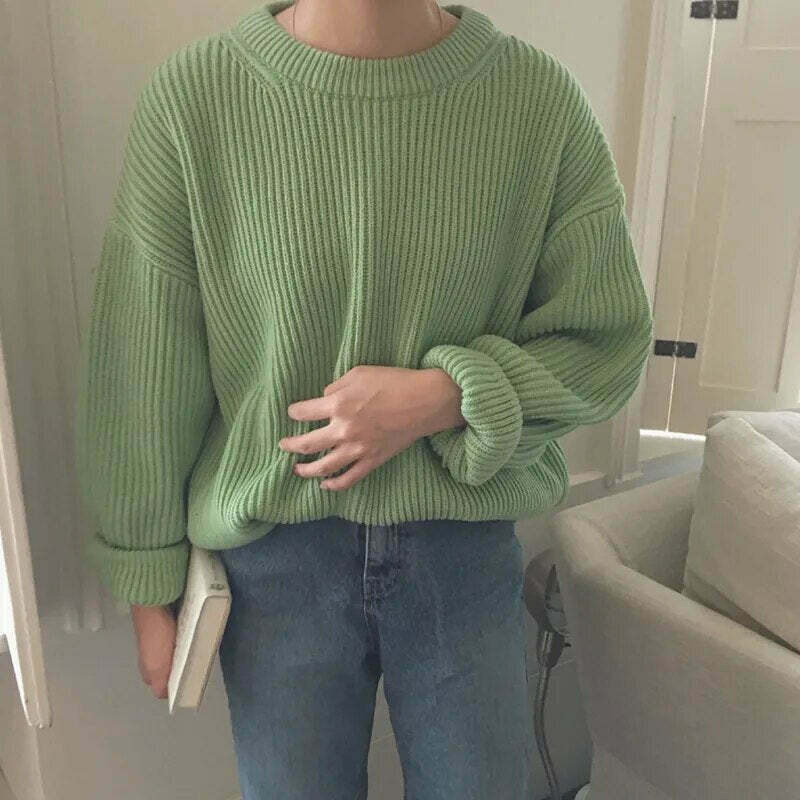 Cozy Cashmere Crowned Cloak Knitted Pullover - Y2K Fashion Aesthetic Women's Sweater