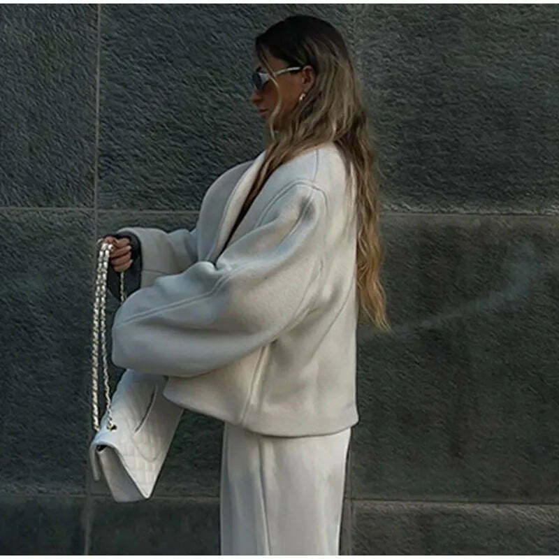 Cozy Chic Cardigan by Lena: Y2K Fashion - Grunge, Pastel Goth, Coquette Style - Fall Aesthetic