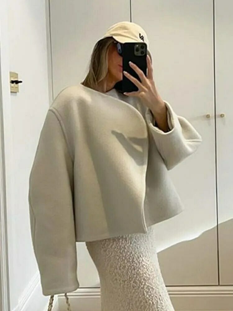 Cozy Chic Cardigan by Lena: Y2K Fashion - Grunge, Pastel Goth, Coquette Style - Fall Aesthetic