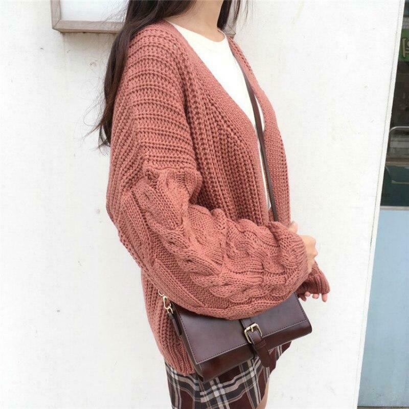 Cozy Hygge Cardigan: Y2K Fashion - Grunge Aesthetic, Cute Tops, Pastel Goth, Cargo Skirt