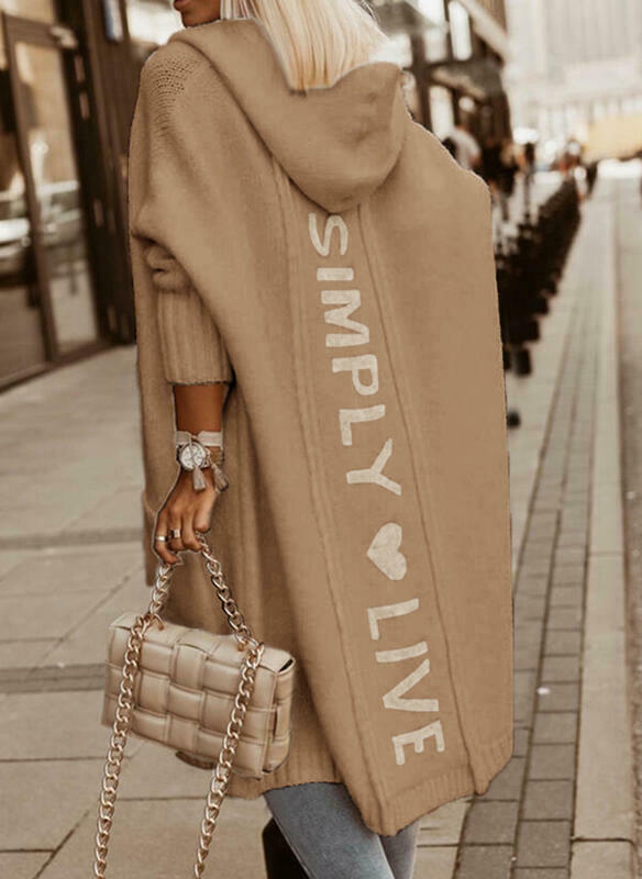 Cozy Loose-Knit Mid-Length Cardigan | Y2K Fashion Aesthetic with Grunge & Cottagecore Vibes