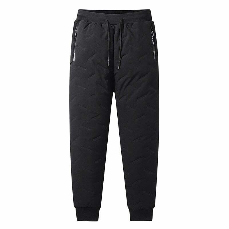 Cozy Plush Fleece Lined Thermal Joggers for Women - Y2K Fashion Aesthetic Warmth