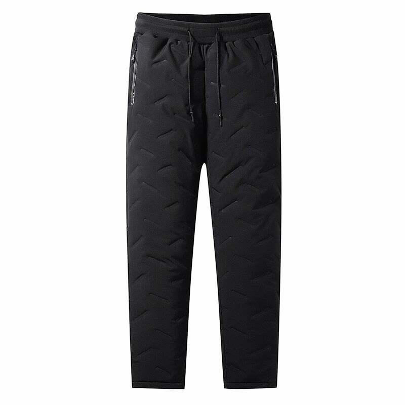 Cozy Plush Fleece Lined Thermal Joggers for Women - Y2K Fashion Aesthetic Warmth