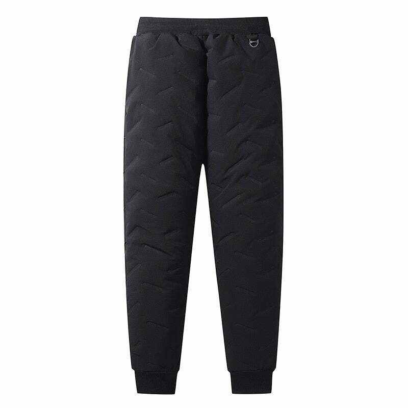 Cozy Plush Fleece Lined Thermal Joggers for Women - Y2K Fashion Aesthetic Warmth