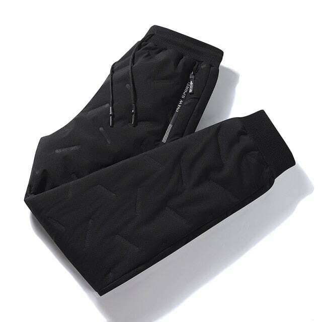 Cozy Plush Fleece Lined Thermal Joggers for Women - Y2K Fashion Aesthetic Warmth
