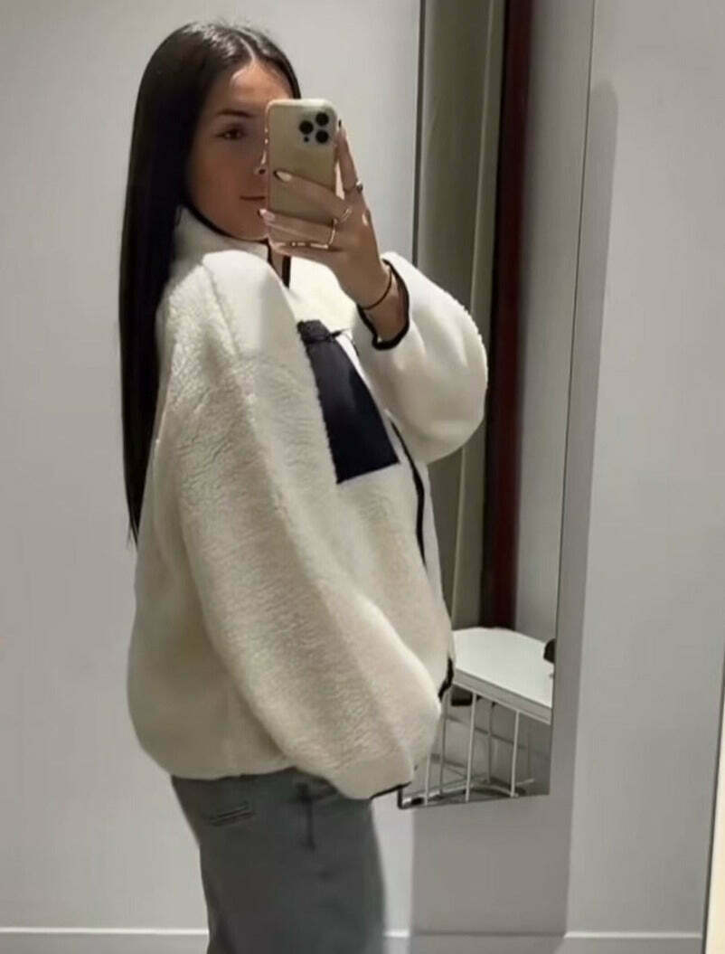 Cozy Teddy Fleece Jacket - Y2K Fashion Women's Outerwear for Grunge and Cottagecore Aesthetic