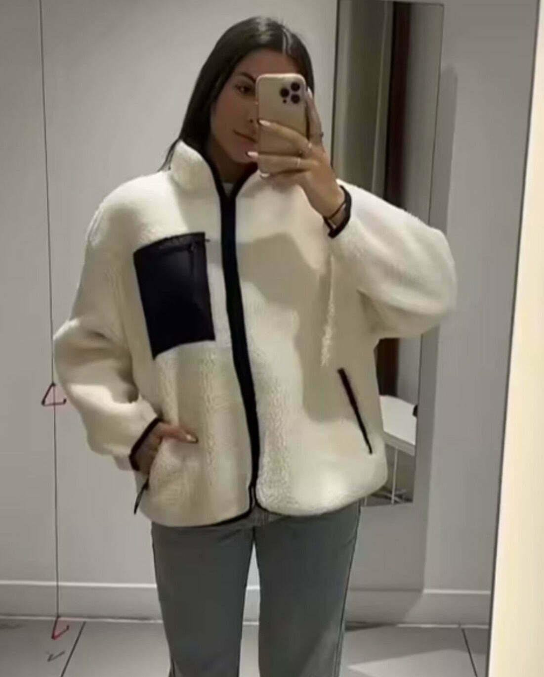 Cozy Teddy Fleece Jacket - Y2K Fashion Women's Outerwear for Grunge and Cottagecore Aesthetic