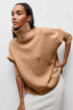 Cozy Turtleneck Sweater: Y2K Fashion Aesthetic with Grunge, Coquette, and Pastel Goth Vibes
