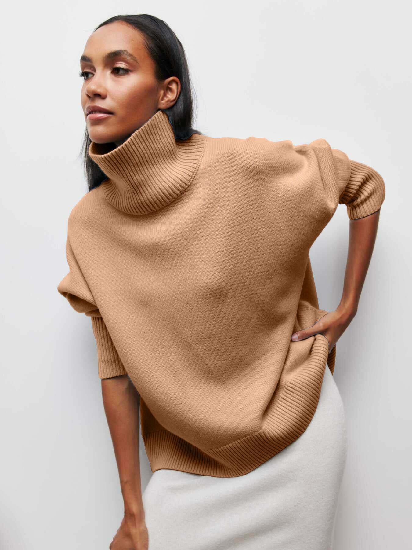 Cozy Turtleneck Sweater: Y2K Fashion Aesthetic with Grunge, Coquette, and Pastel Goth Vibes