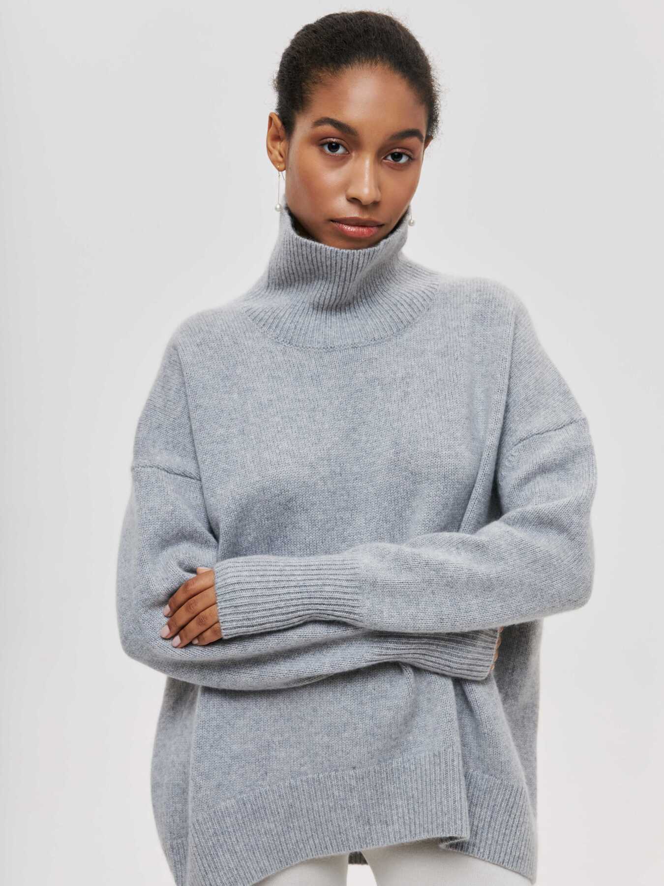 Cozy Turtleneck Sweater: Y2K Fashion Aesthetic with Grunge, Coquette, and Pastel Goth Vibes