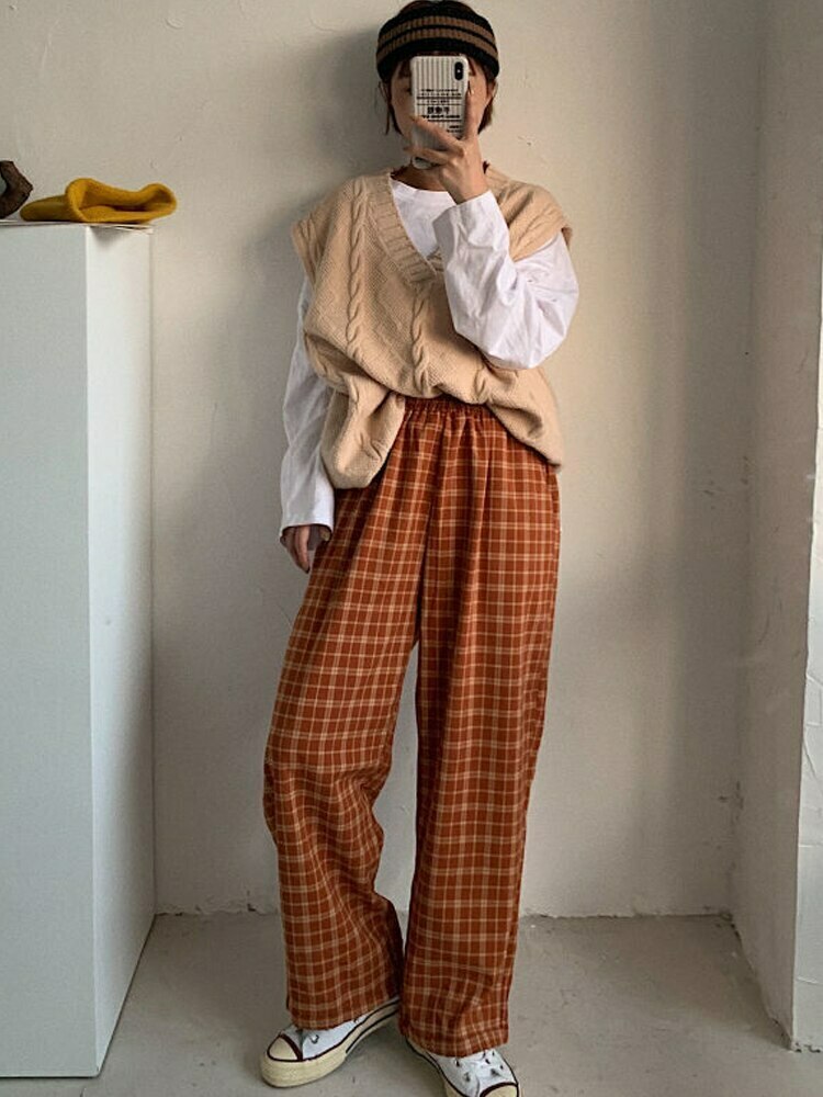 Cozy Up Plaid Cargo Skirt - Y2K Aesthetic Fashion for Women