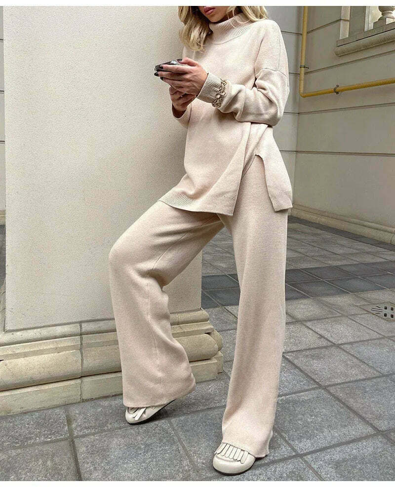 Cozy Up Turtleneck Sweater in Y2K Aesthetic for Women's Fashion