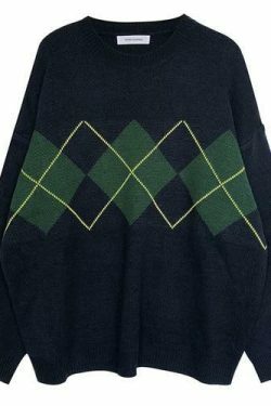 Cozy Y2K Knit Jumper: Grunge Aesthetic, Pastel Goth, Cute Tops, Cargo Skirt, Old Money Style