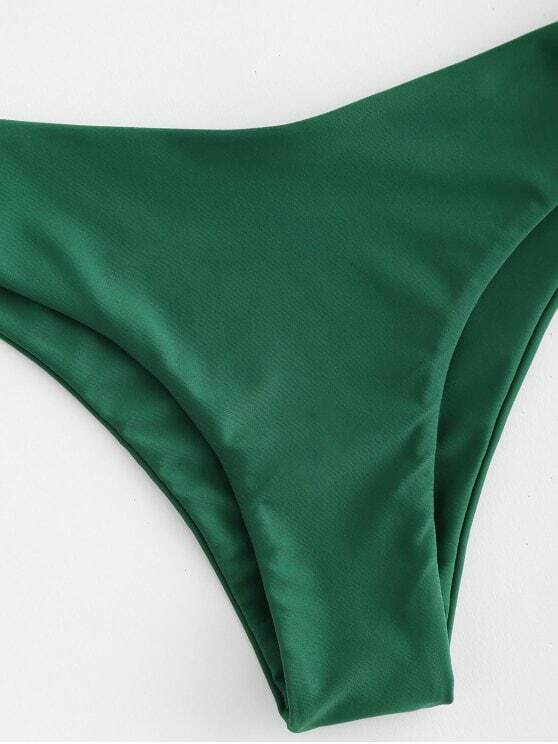 Cute Cactus Print Bandeau Bikini Set for Y2K Fashion Enthusiasts