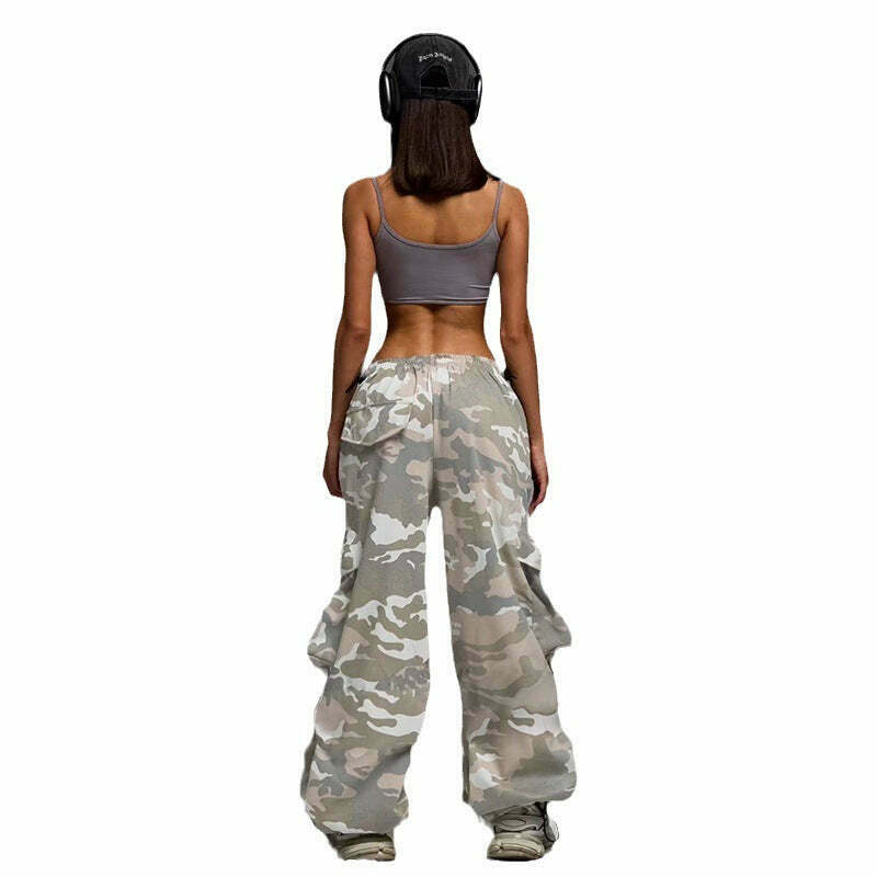 Cute Y2K Cargo Skirt with Grunge Aesthetic and Coquette Style - Pastel Goth Fashion for Women