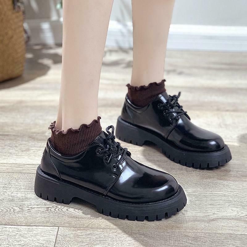 Daisy Grunge Shoes - Y2K Aesthetic Footwear for Women with a Coquette Twist