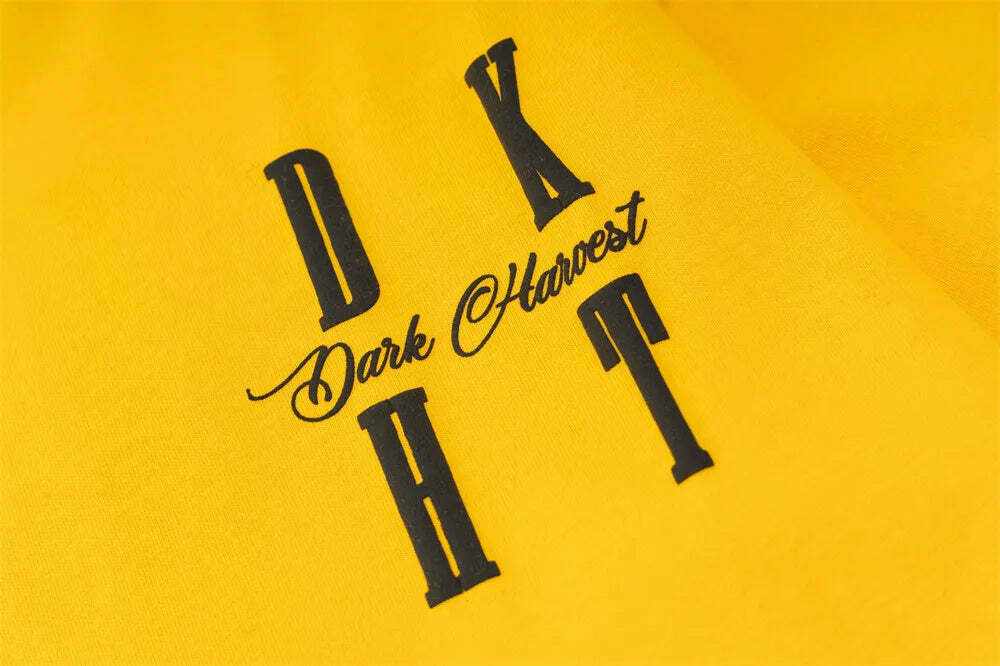 DARK HARVEST 'DKHST' Logo Tee - Y2K Aesthetic Fashion, Grunge & Coquette Vibes
