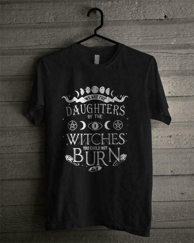 Daughter Witches Burn Tee - Y2K Fashion Grunge Aesthetic Coquette Style Cute Tops Pastel Goth