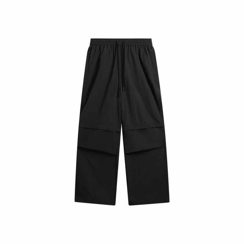 Detachable Waterproof Nylon Shorts/Trousers for Y2K Fashion Enthusiasts